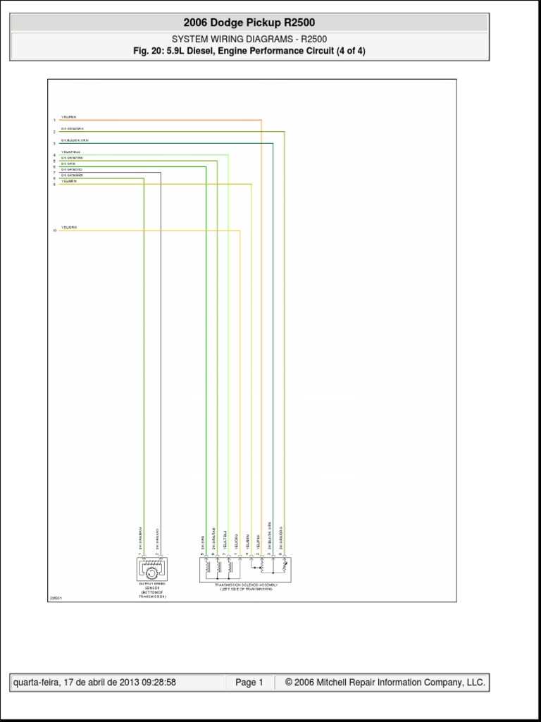 06 dodge ram radio wiring diagram