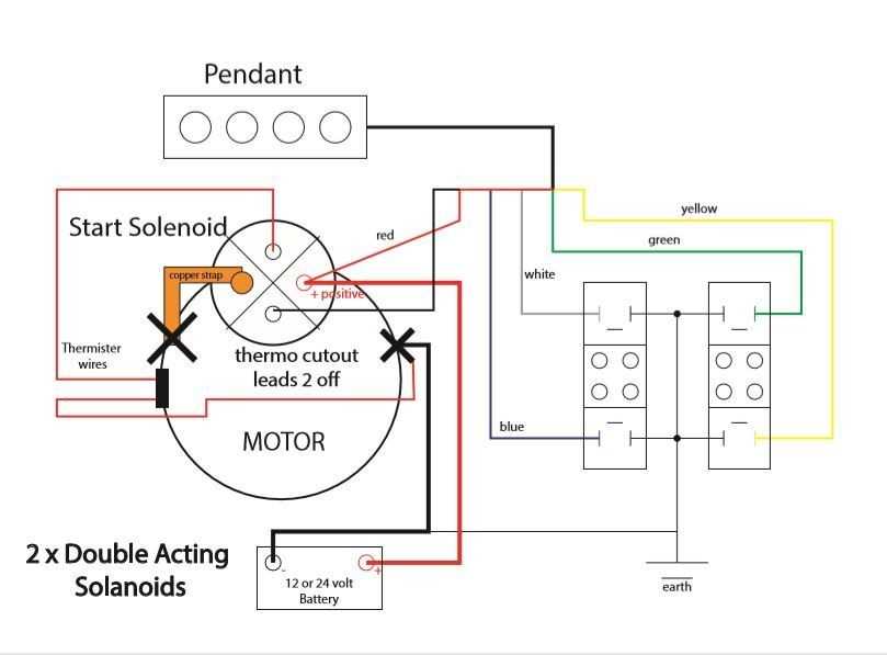 12 volt hydraulic power unit wiring diagram