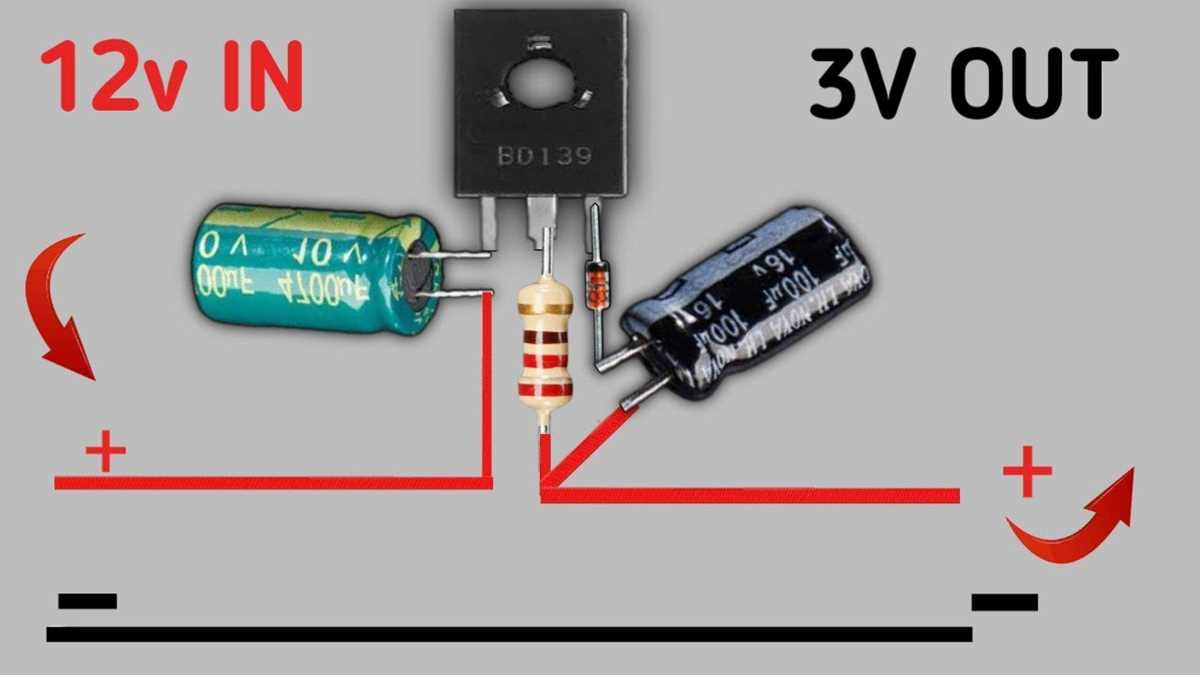 12v to 3v converter circuit diagram 12v to 3v converter circuit diagram