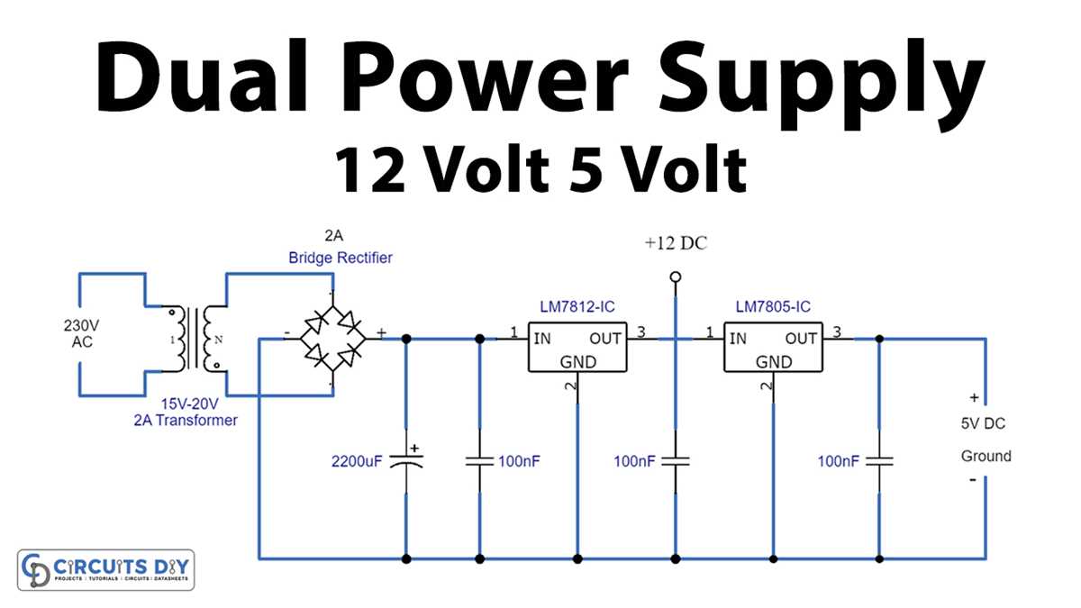 12v to 5v circuit diagram