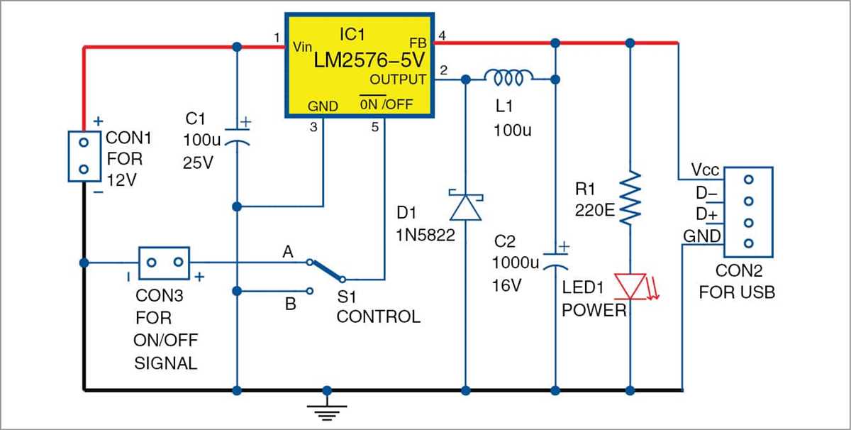 12v ups circuit diagram