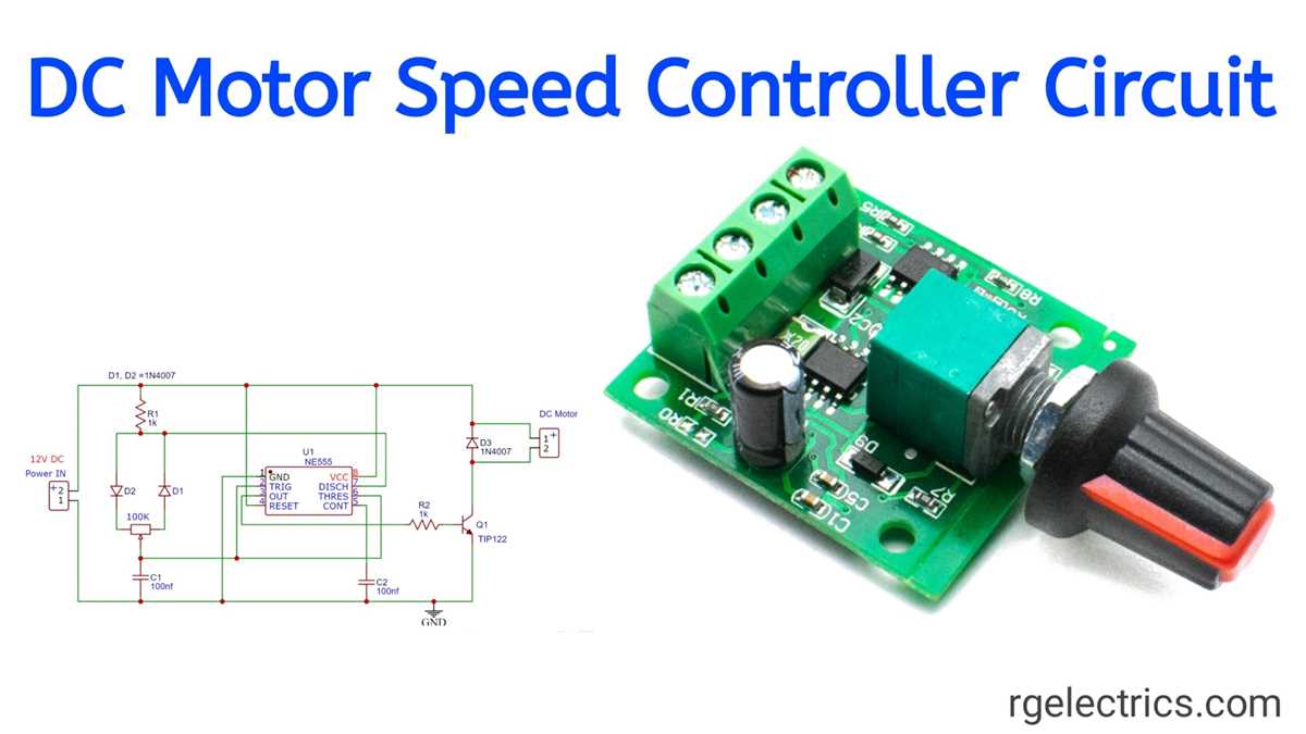 12v dc motor speed controller circuit diagram