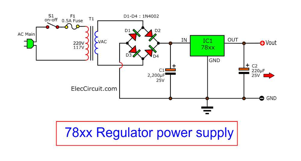 12v regulator circuit diagram