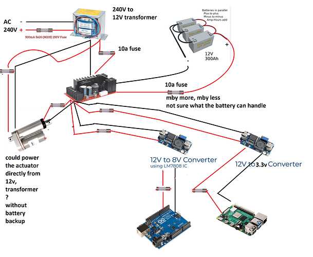 12v ups circuit diagram