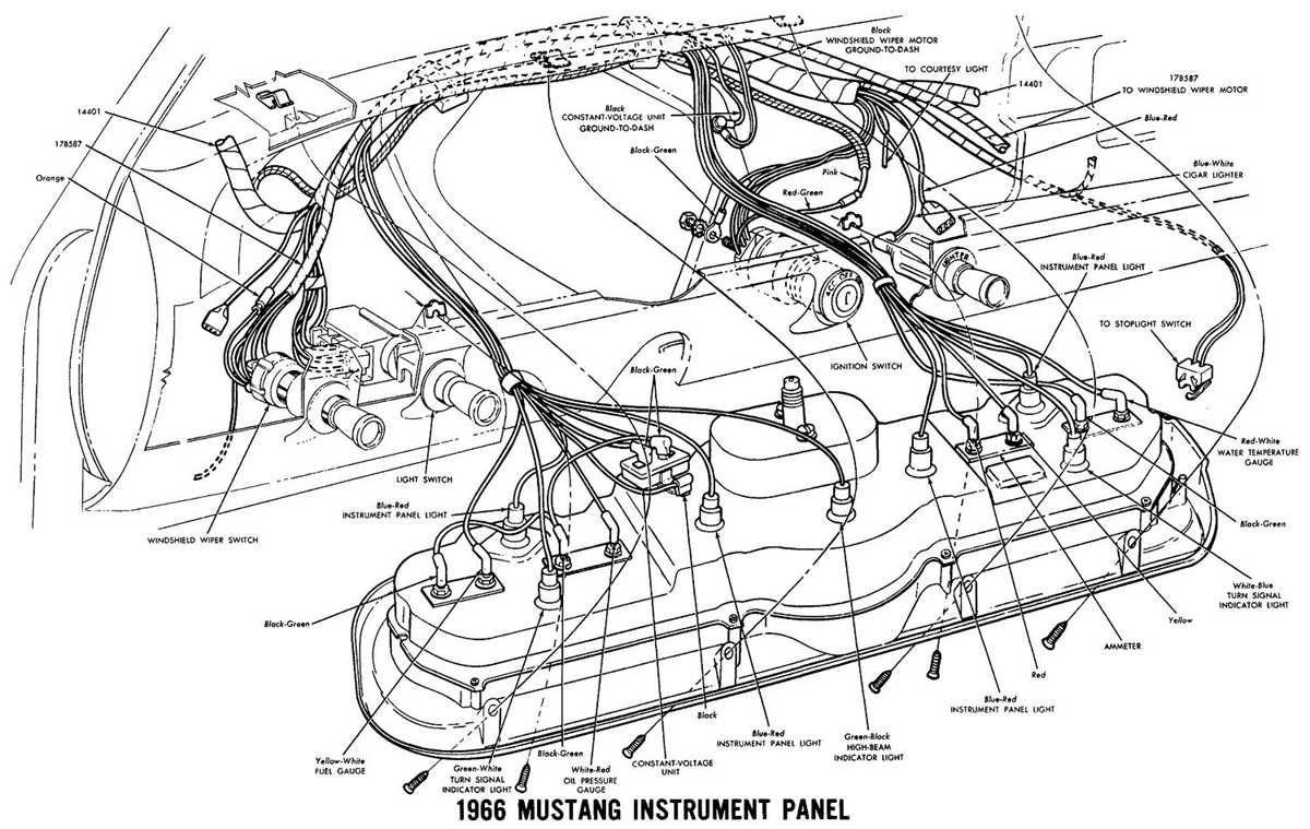 1966 mustang ignition switch wiring diagram 1966 mustang ignition switch wiring diagram
