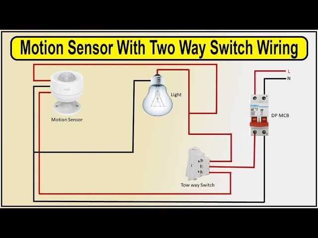 2 3 way motion sensor switch wiring diagram