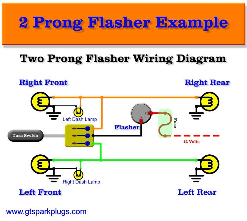 2 pin flasher relay wiring diagram manual