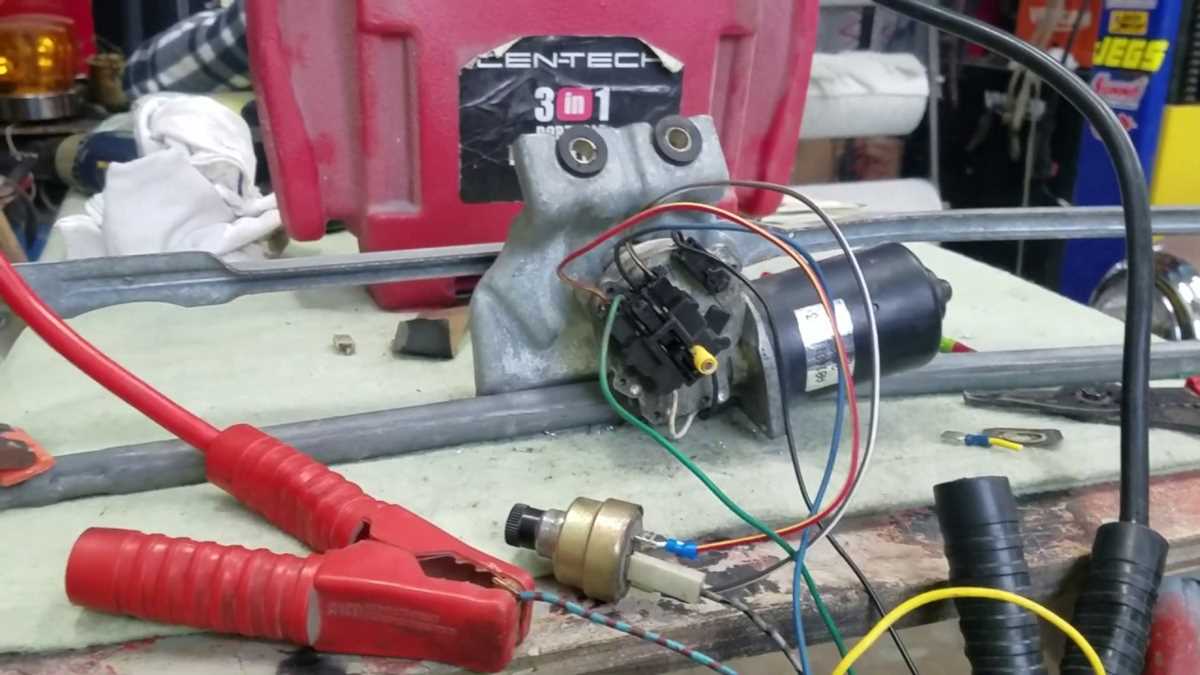 2 speed wiper motor wiring diagram