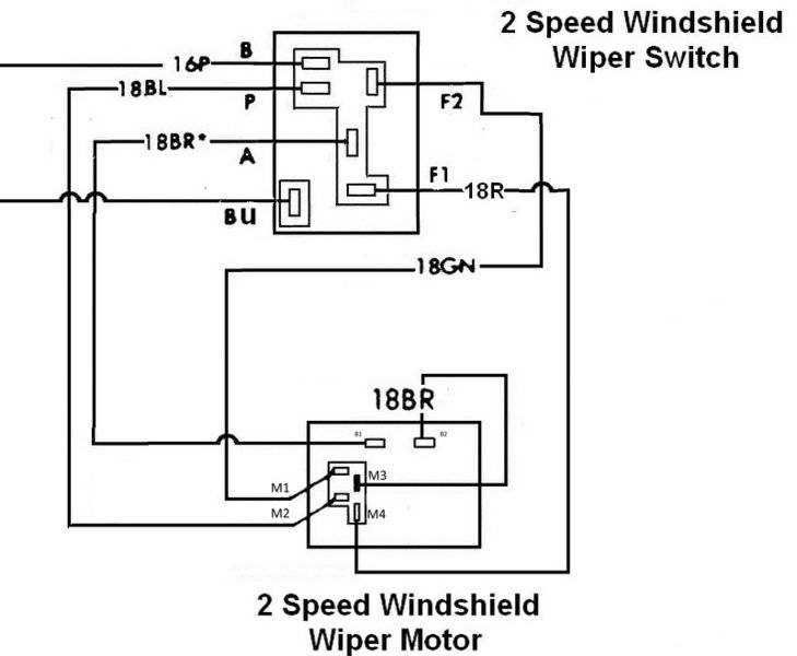 2 speed wiper switch wiring diagram