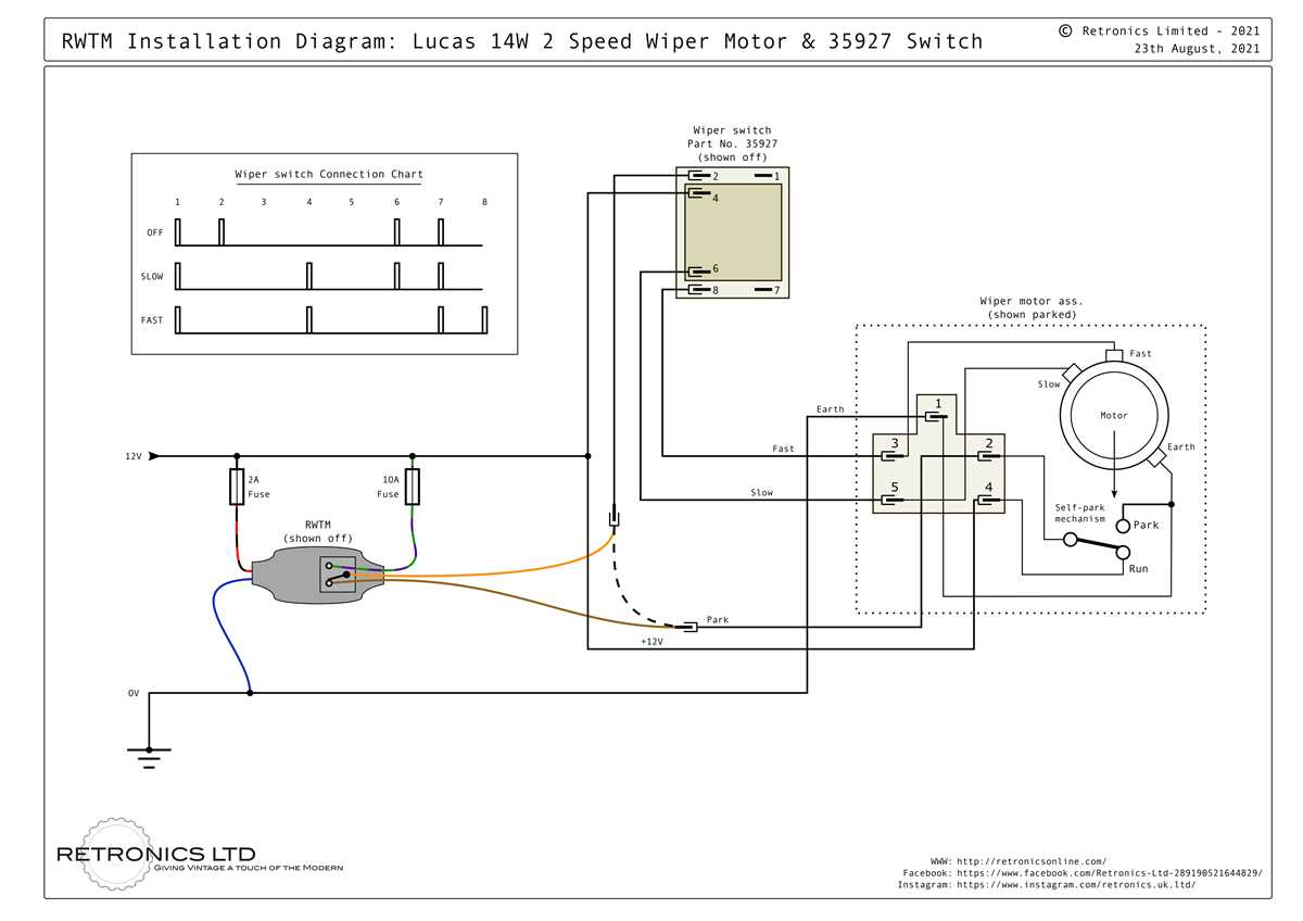 2 speed wiper switch wiring diagram
