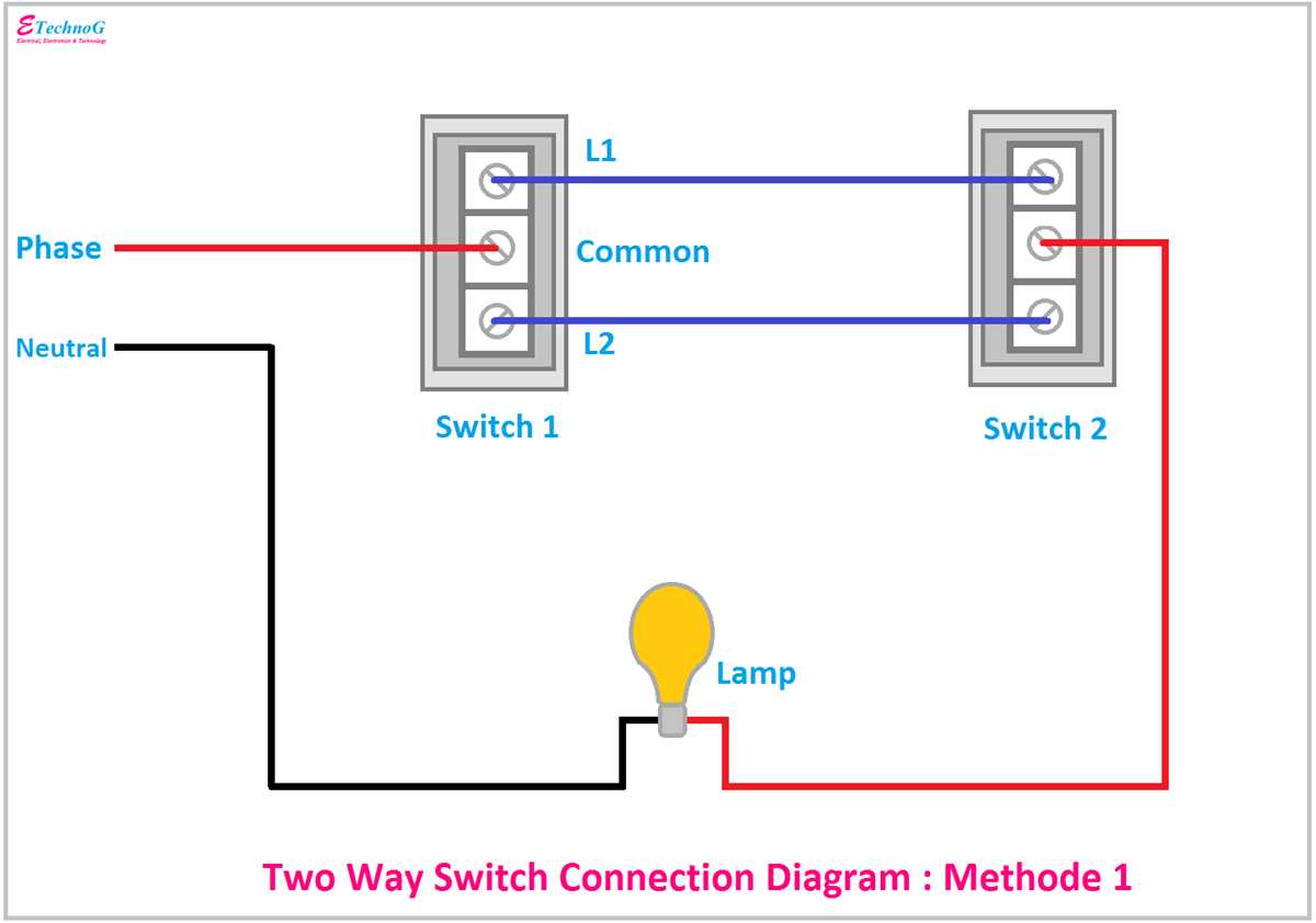 2 way circuit diagram 2 way circuit diagram