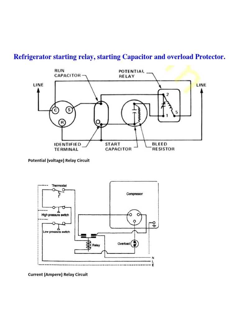 2 terminal capacitor wiring diagram