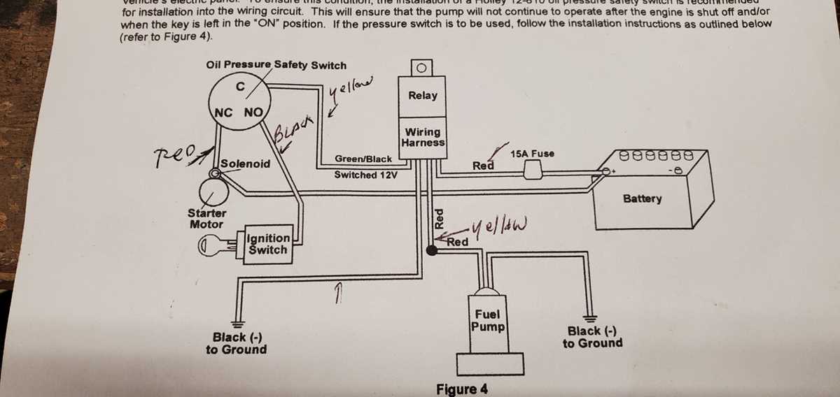 2 wire oil pressure switch wiring diagram