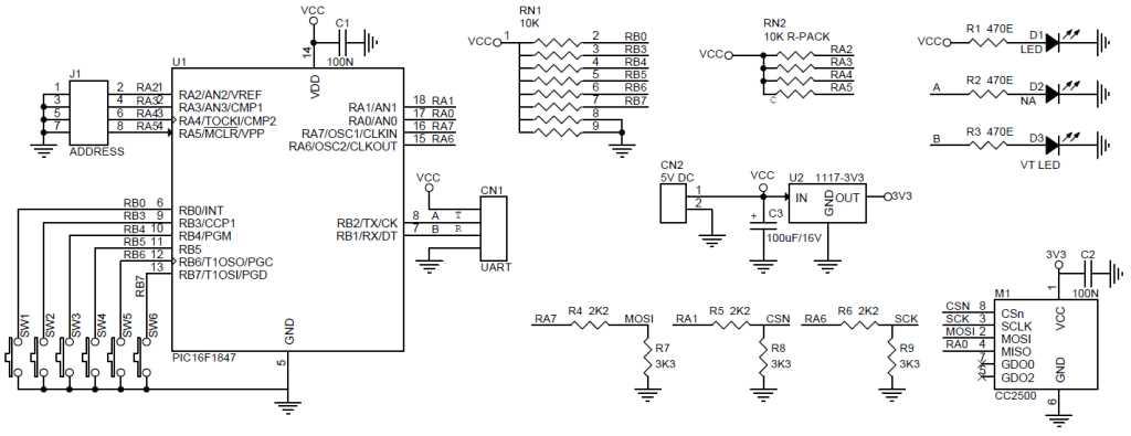 2.4 ghz transmitter and receiver circuit diagram