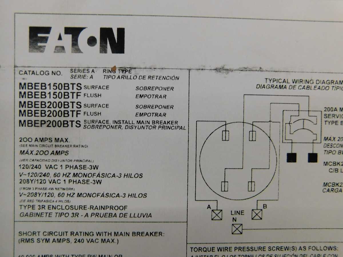 200 amp meter base wiring diagram