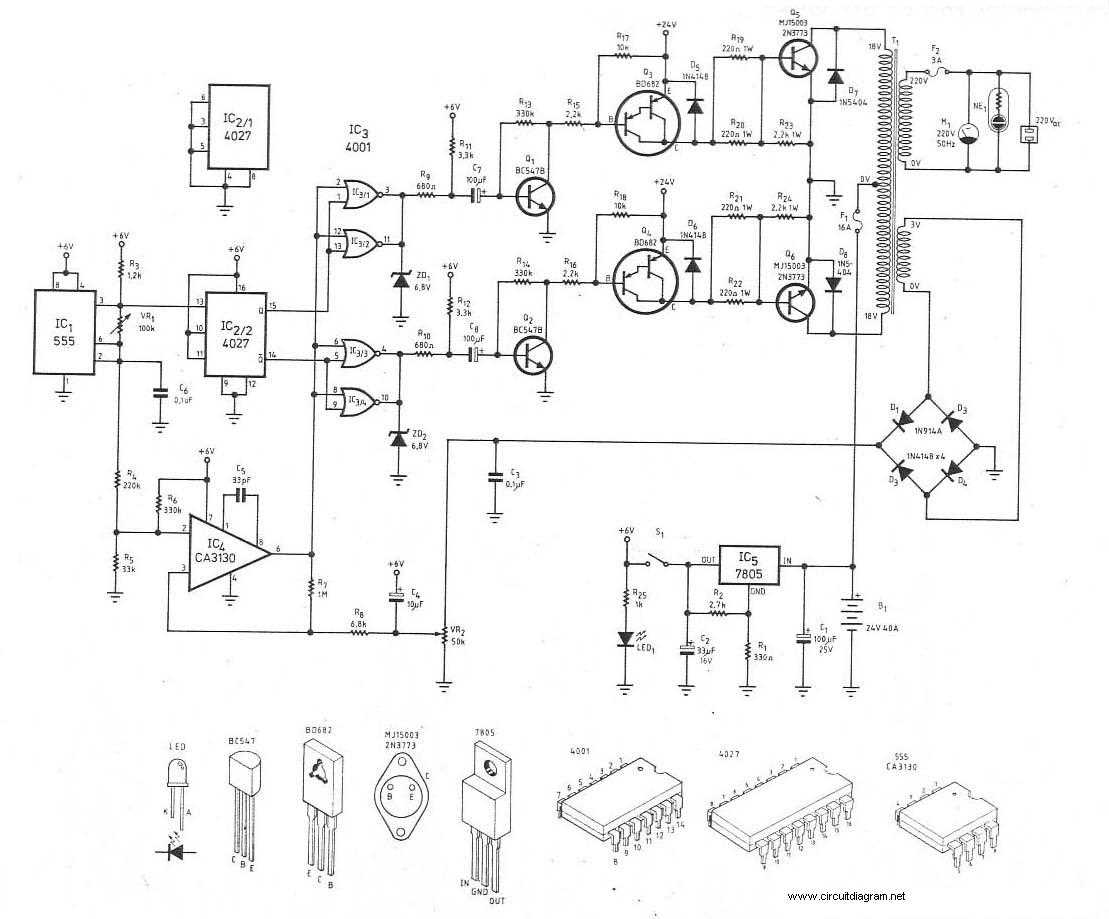 2000 watt power inverter circuit diagram