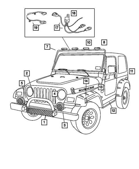 2003 jeep wrangler parts diagram