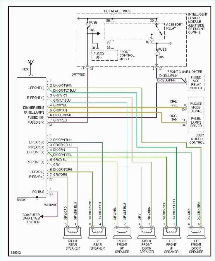 2006 dodge ram stereo wiring diagram