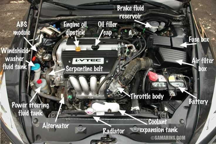 2007 honda accord parts diagram