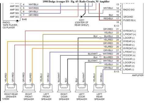 2013 dodge avenger radio wiring diagram