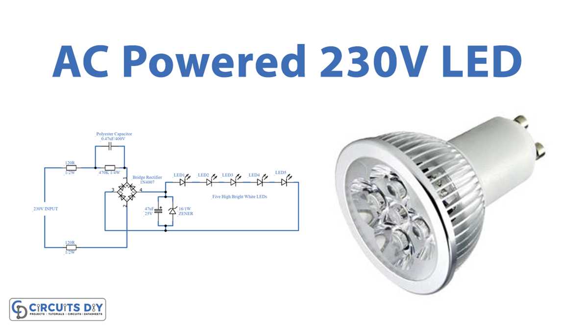 240v ac led circuit diagram