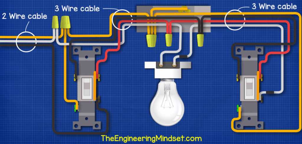 3 way light wiring diagram