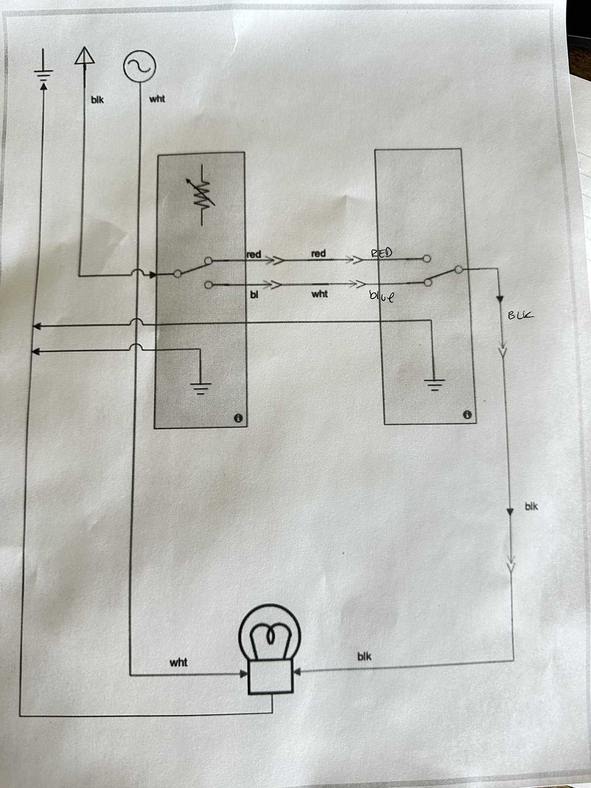 3 wire switch wiring diagram
