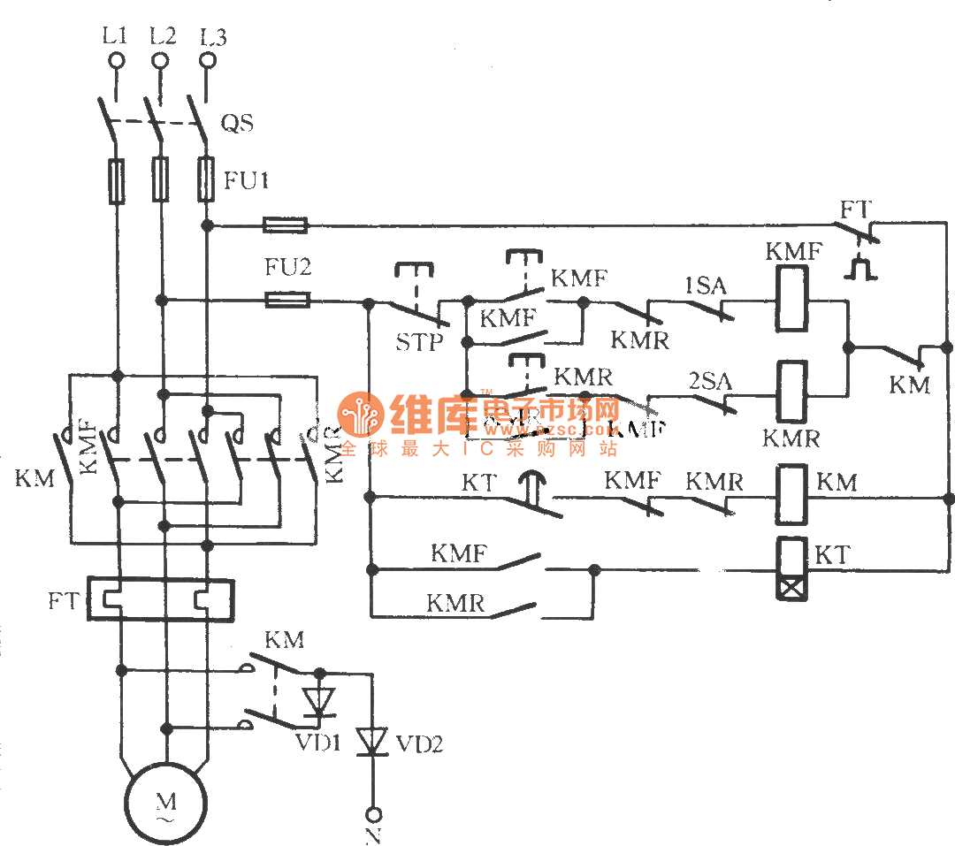 3 phase motor control circuit diagram