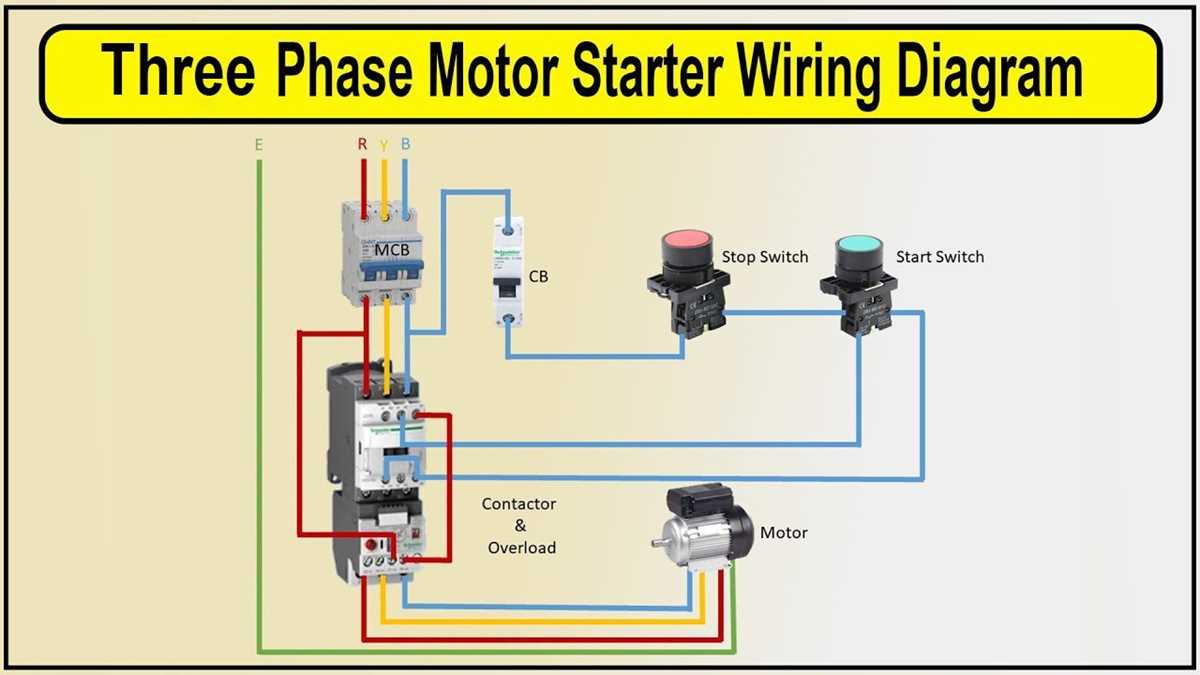 3 phase starter wiring diagram