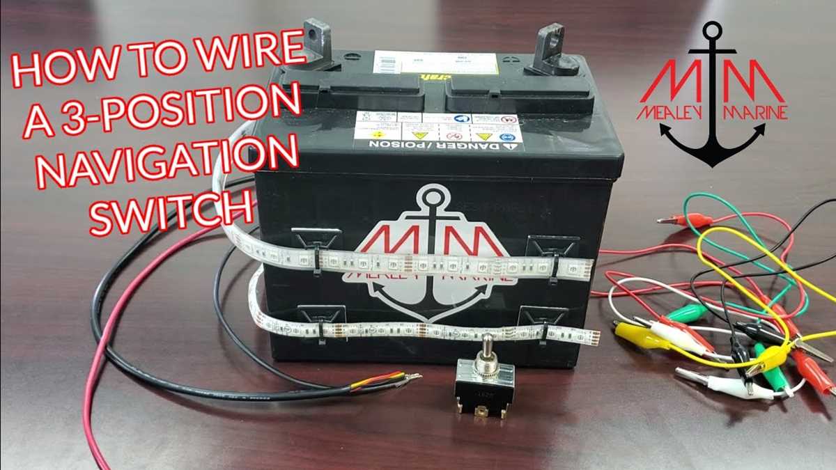 3 pin navigation light wiring diagram