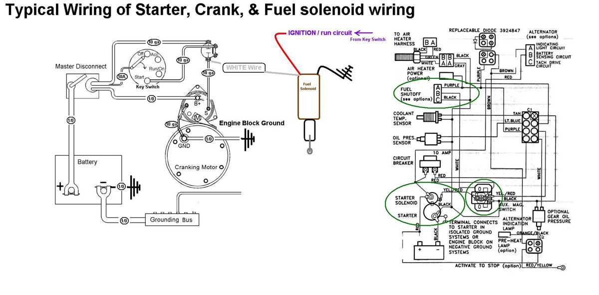 3 wire fuel shut off solenoid wiring diagram