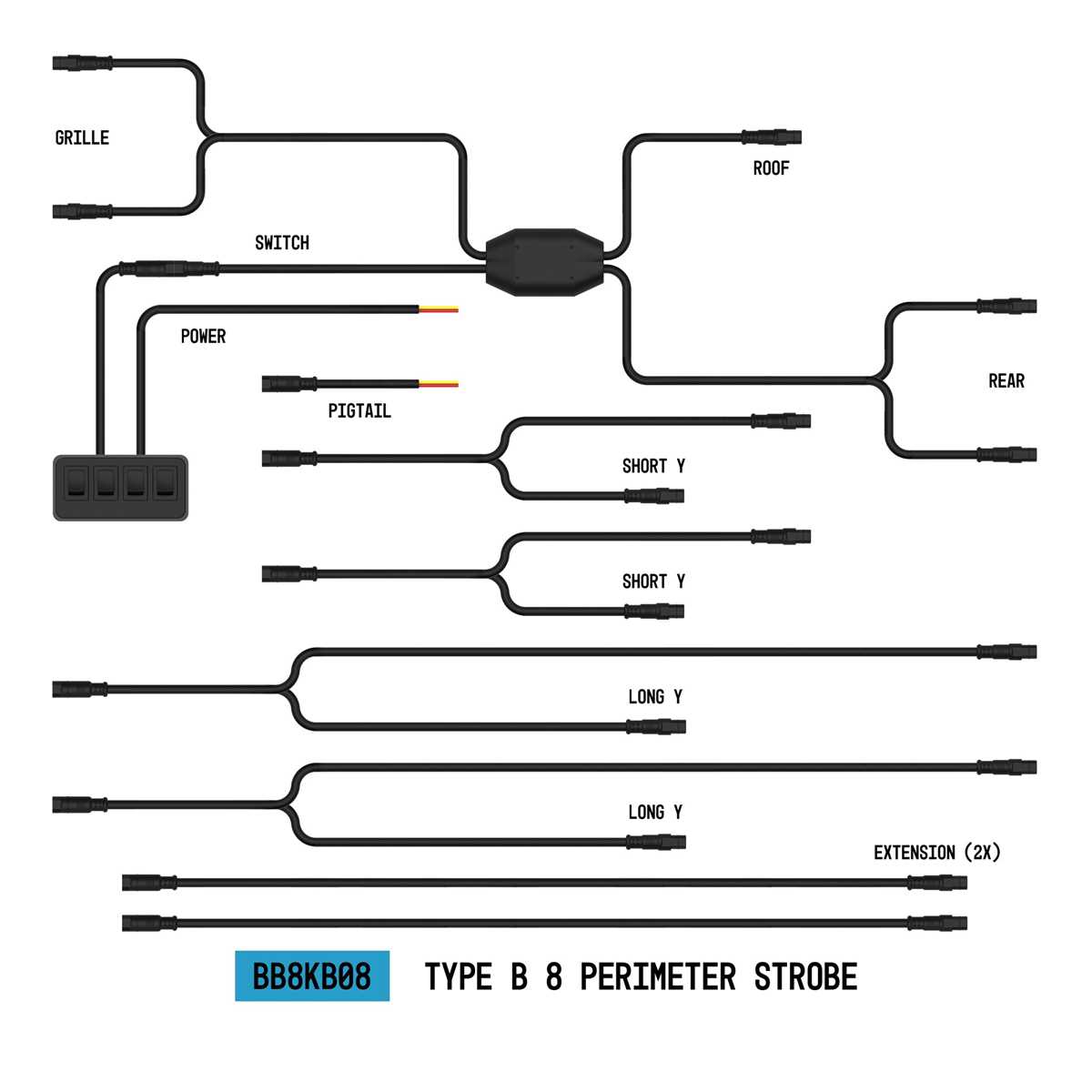 3 wire strobe light wiring diagram