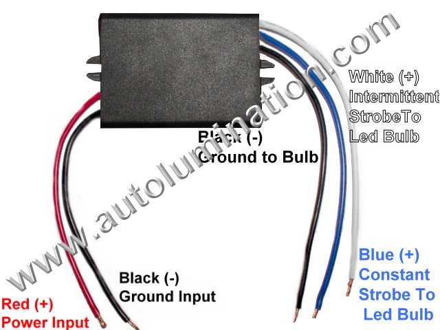 3 wire strobe light wiring diagram