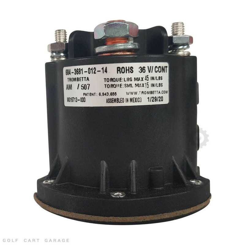 36 volt ezgo solenoid wiring diagram