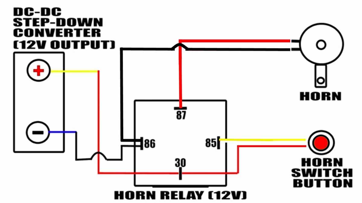 4 pin relay circuit diagram