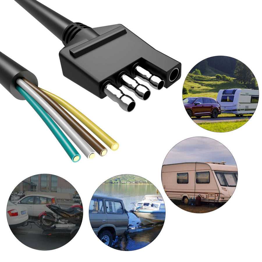 4 pin trailer connector wiring diagram