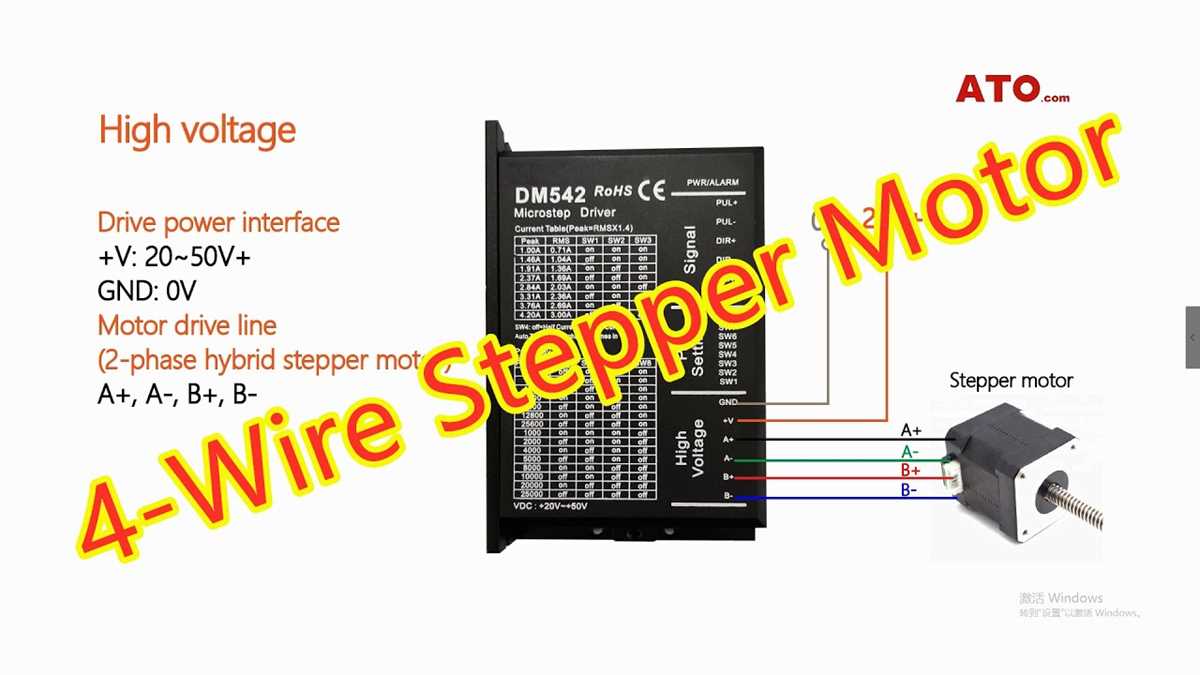 4 wire stepper motor driver circuit diagram