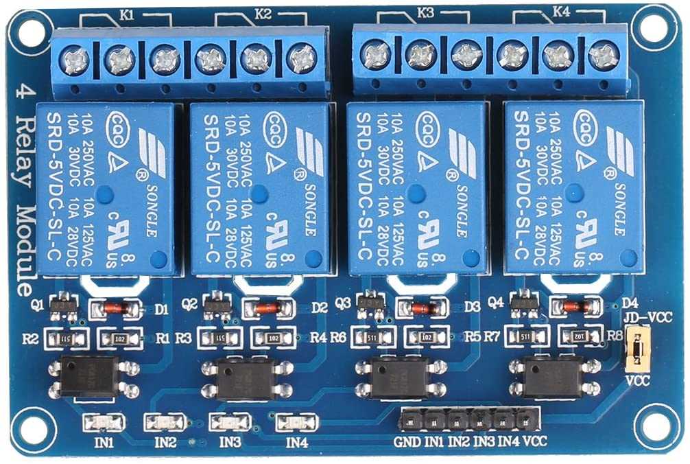 4 channel relay module circuit diagram