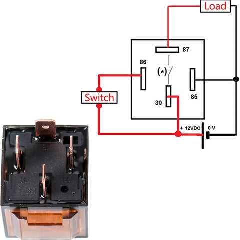4 pin relay circuit diagram
