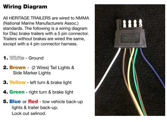 4 pin wiring diagram trailer