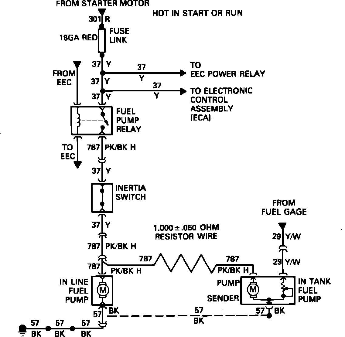 4 wire fuel pump wiring diagram