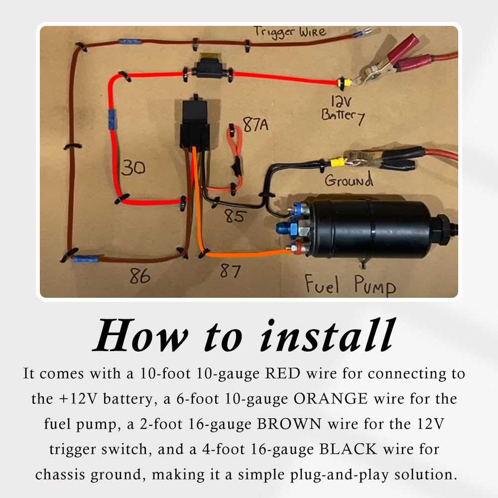 4 wire fuel pump wiring diagram