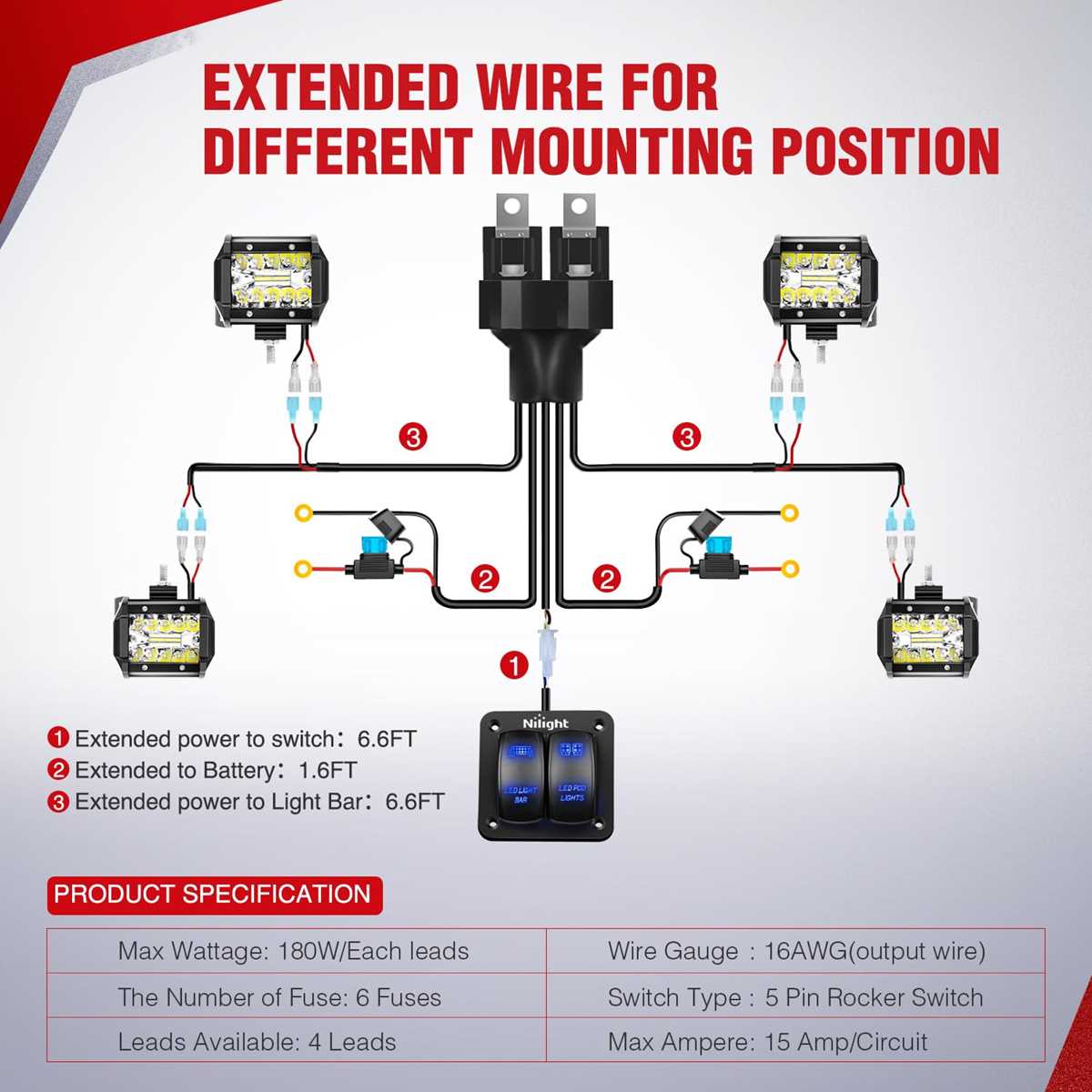 4 wire led light bar wiring diagram