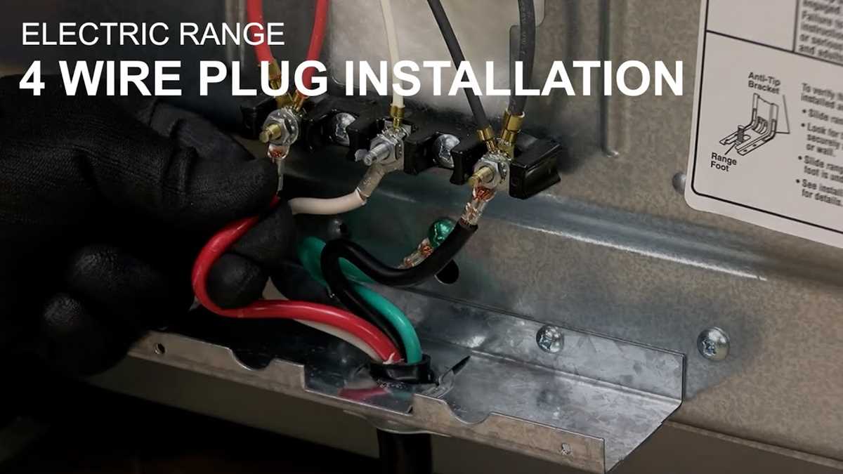 4 wire stove plug wiring diagram