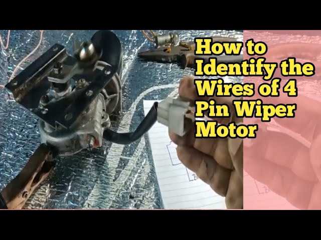4 wire wiper motor wiring diagram 4 wire wiper motor wiring diagram