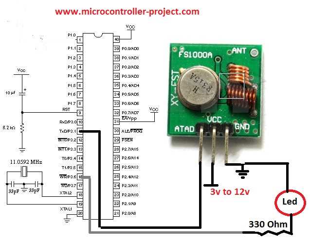 433mhz receiver circuit diagram