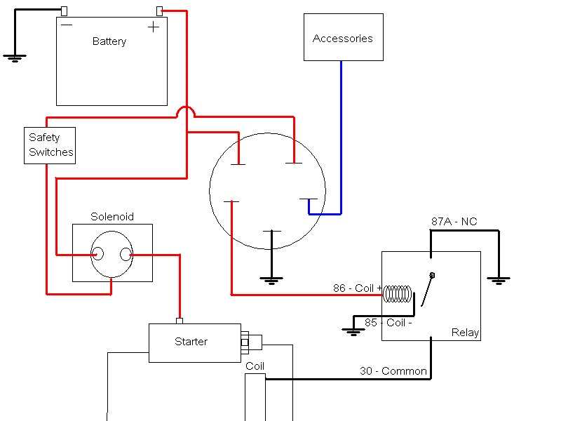 5 prong lawn mower ignition switch wiring diagram