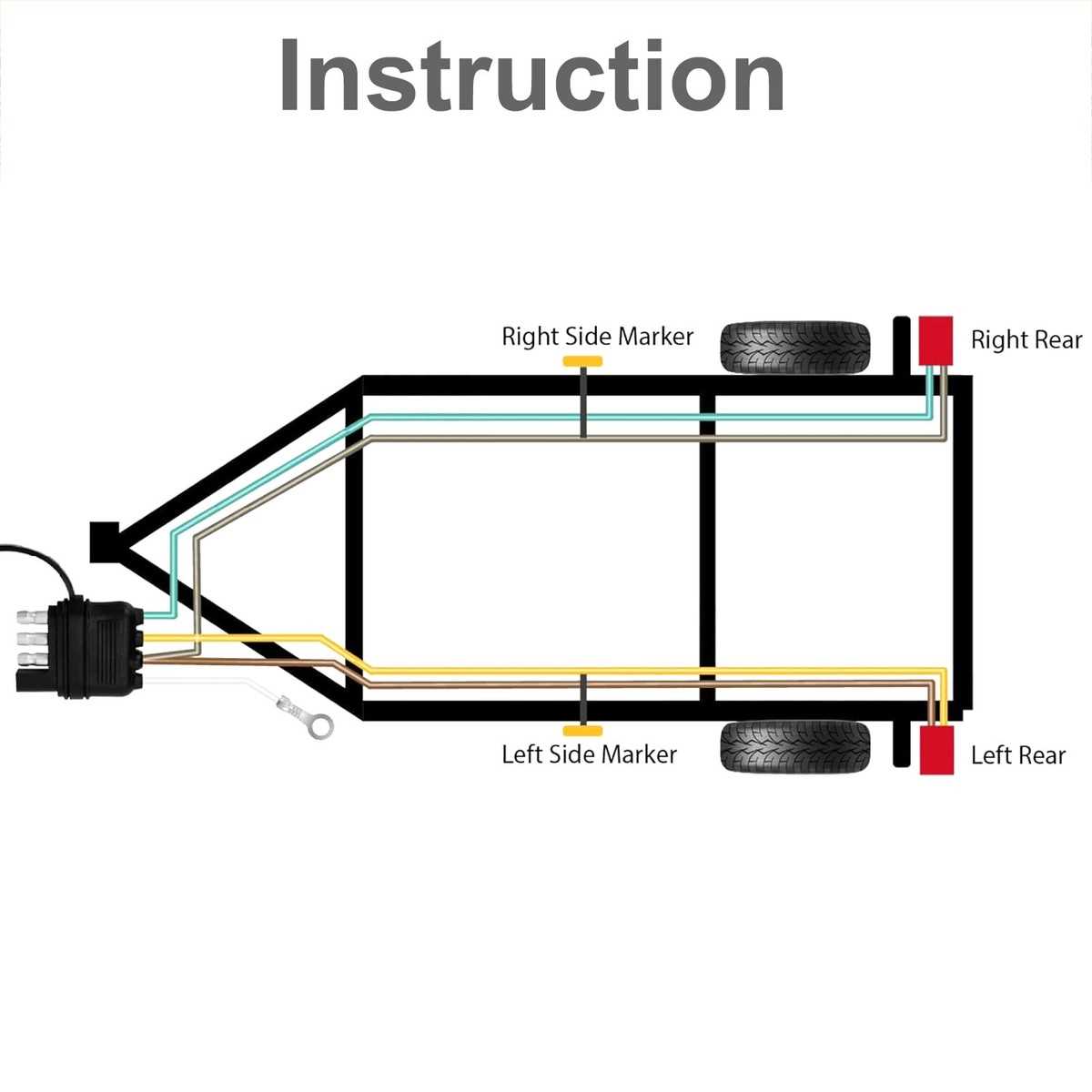 5 wire to 4 wire trailer wiring diagram 5 wire to 4 wire trailer wiring diagram