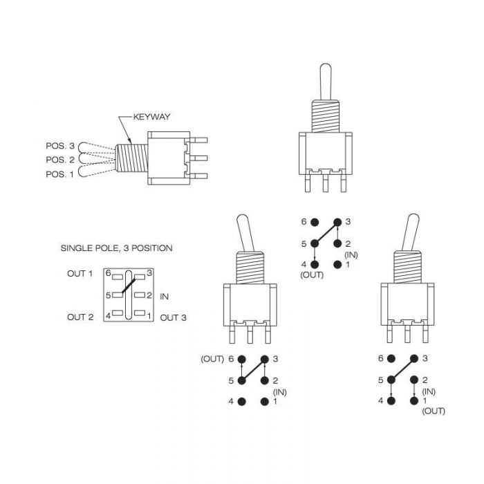 6 prong toggle switch wiring diagram