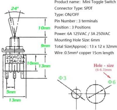 6 prong toggle switch wiring diagram